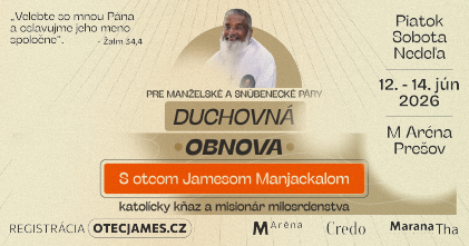 Duchovná obnova s o. Manjackalom pre manželov, Prešov 2026